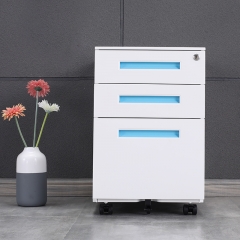 Movable 3 Drawer Cabinet